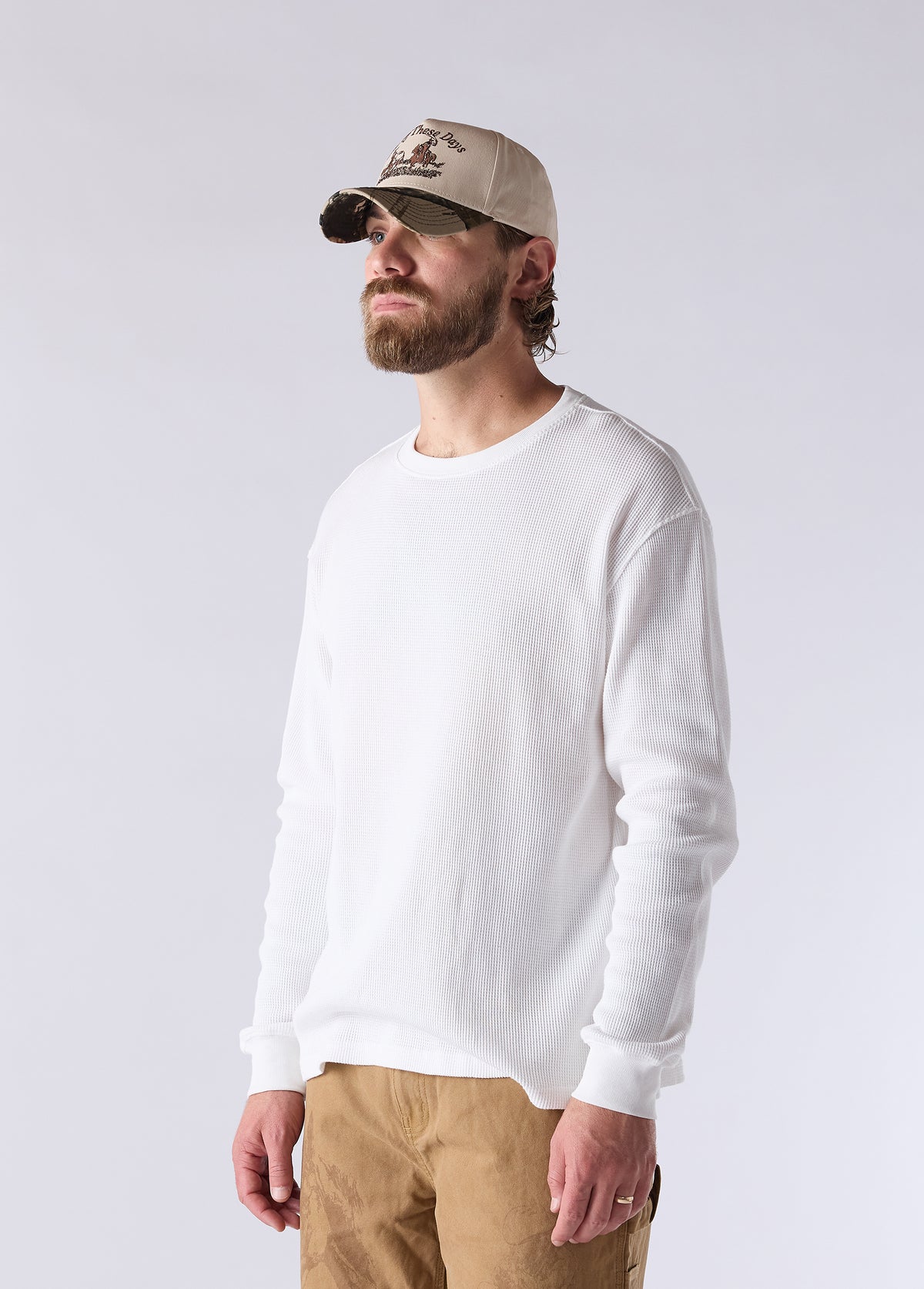 Just For A Moment 5 Panel Hat | Bone/Camo