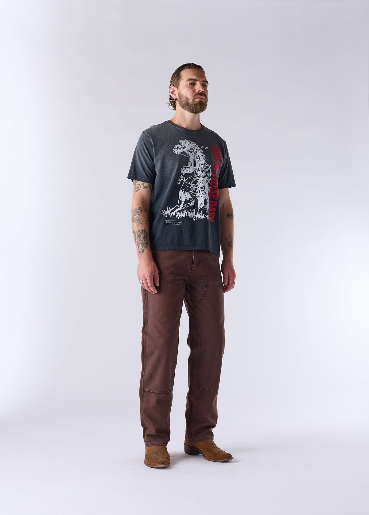 Anyhow T-Shirt | Sun Faded Black