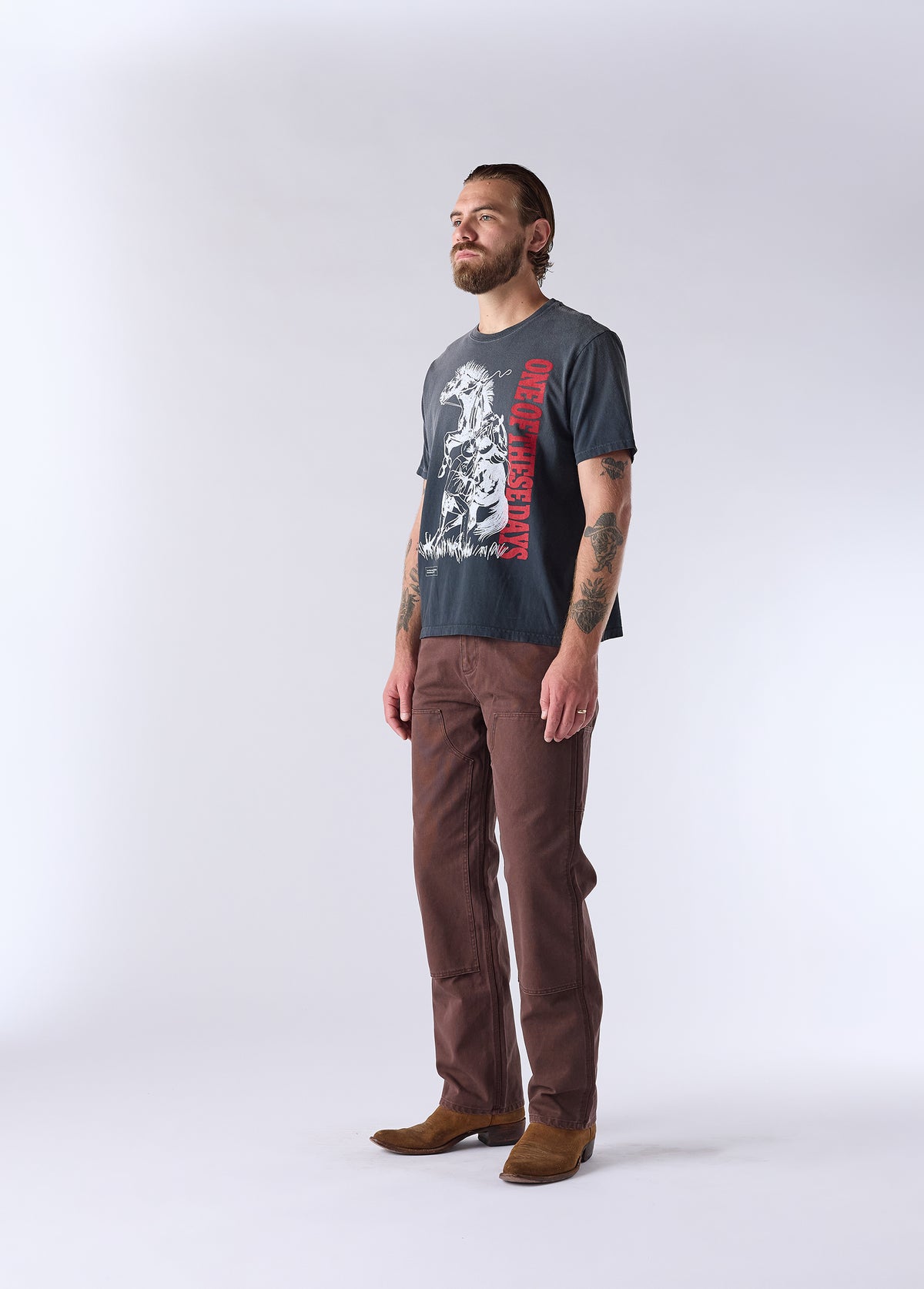 Anyhow T-Shirt | Sun Faded Black