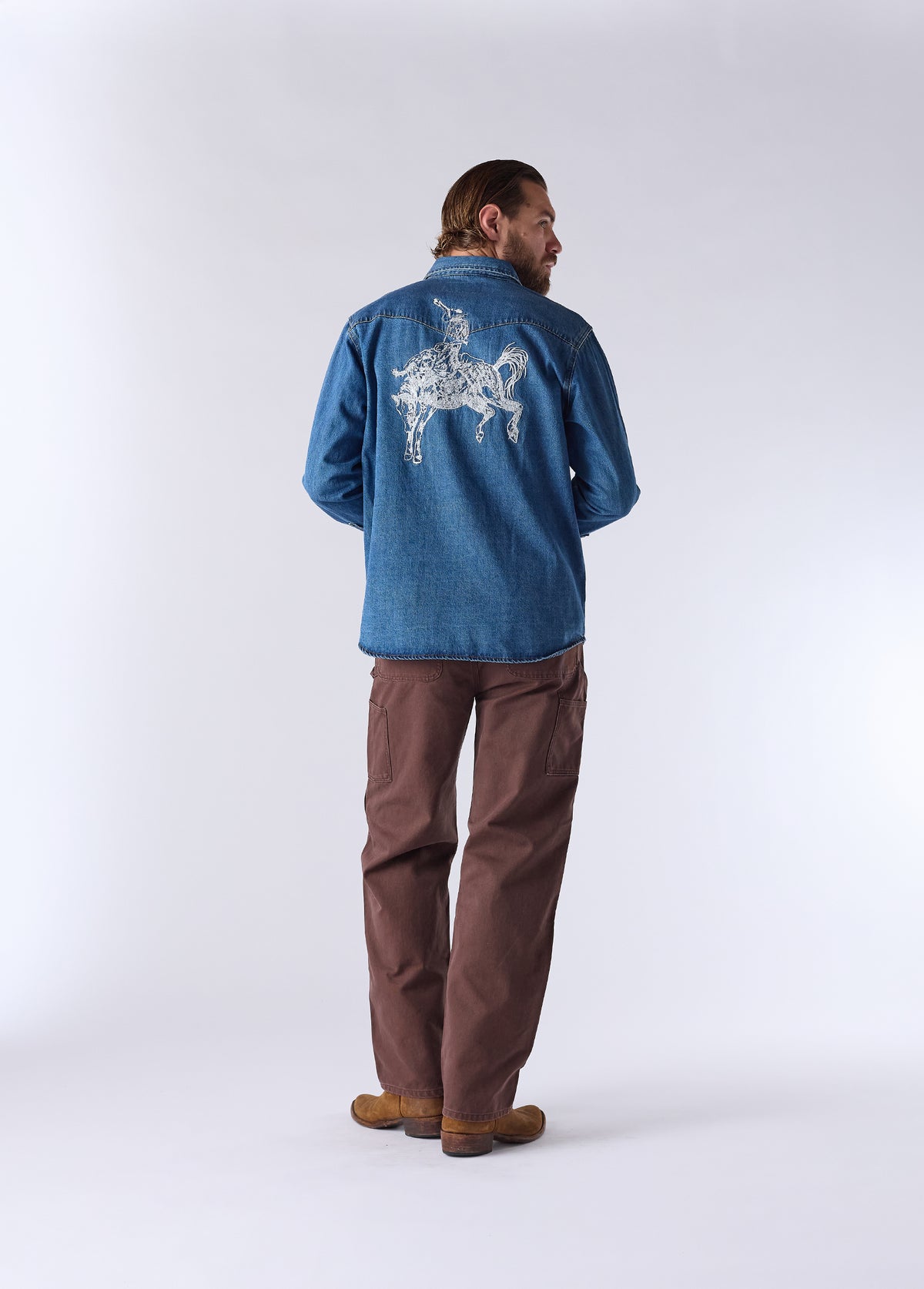 Western Shirt | Blue Denim