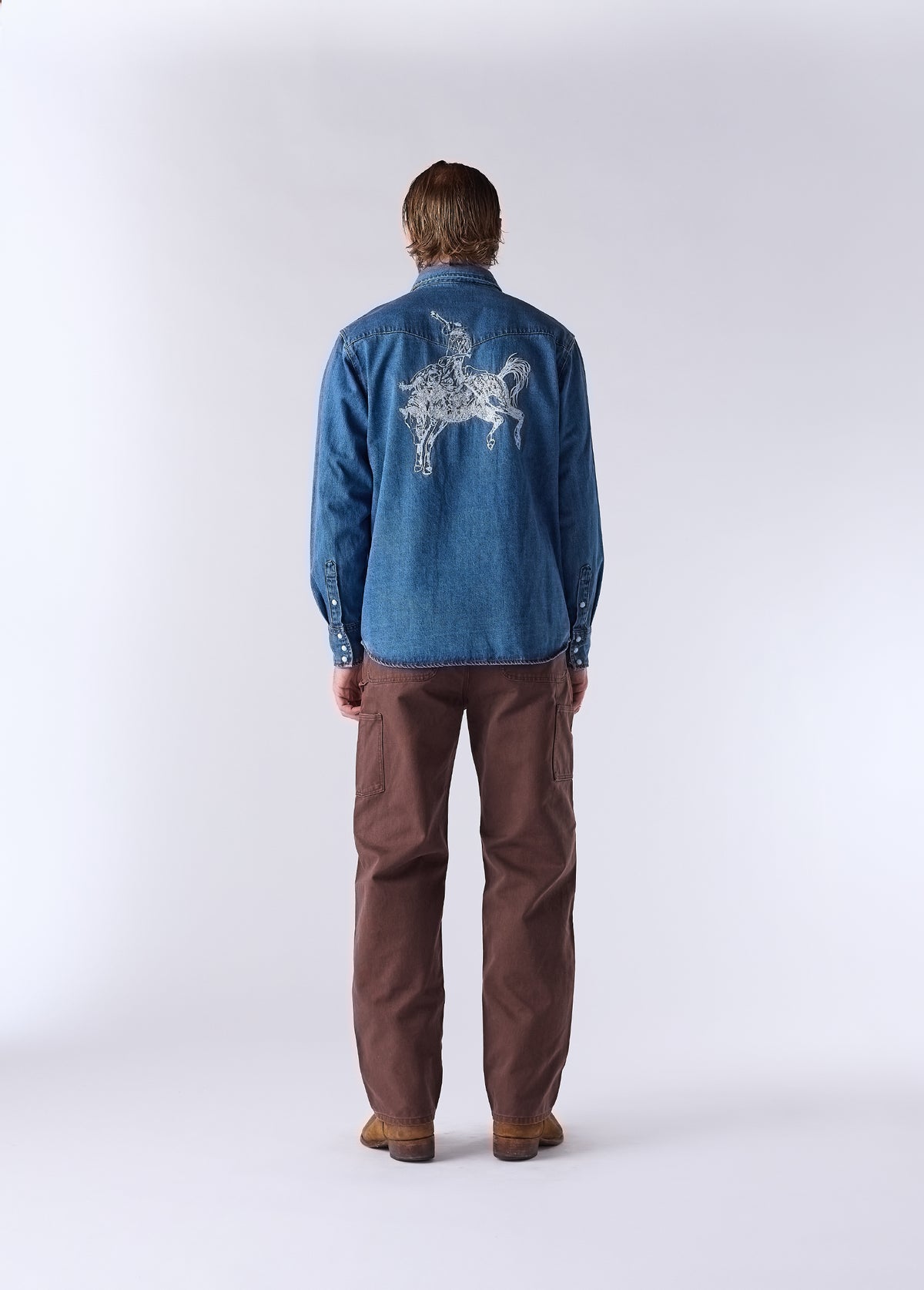 Western Shirt | Blue Denim