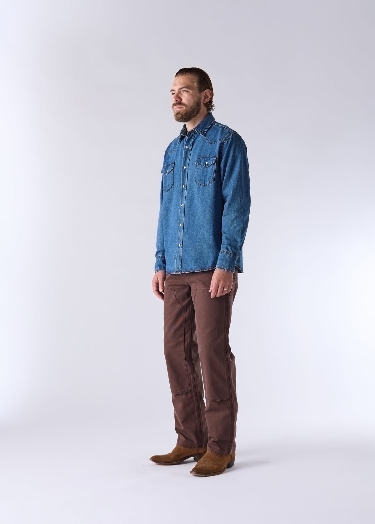Western Shirt | Blue Denim