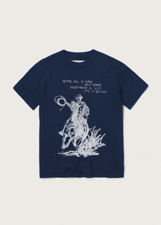 After All Is Said T-Shirt | Washed Navy