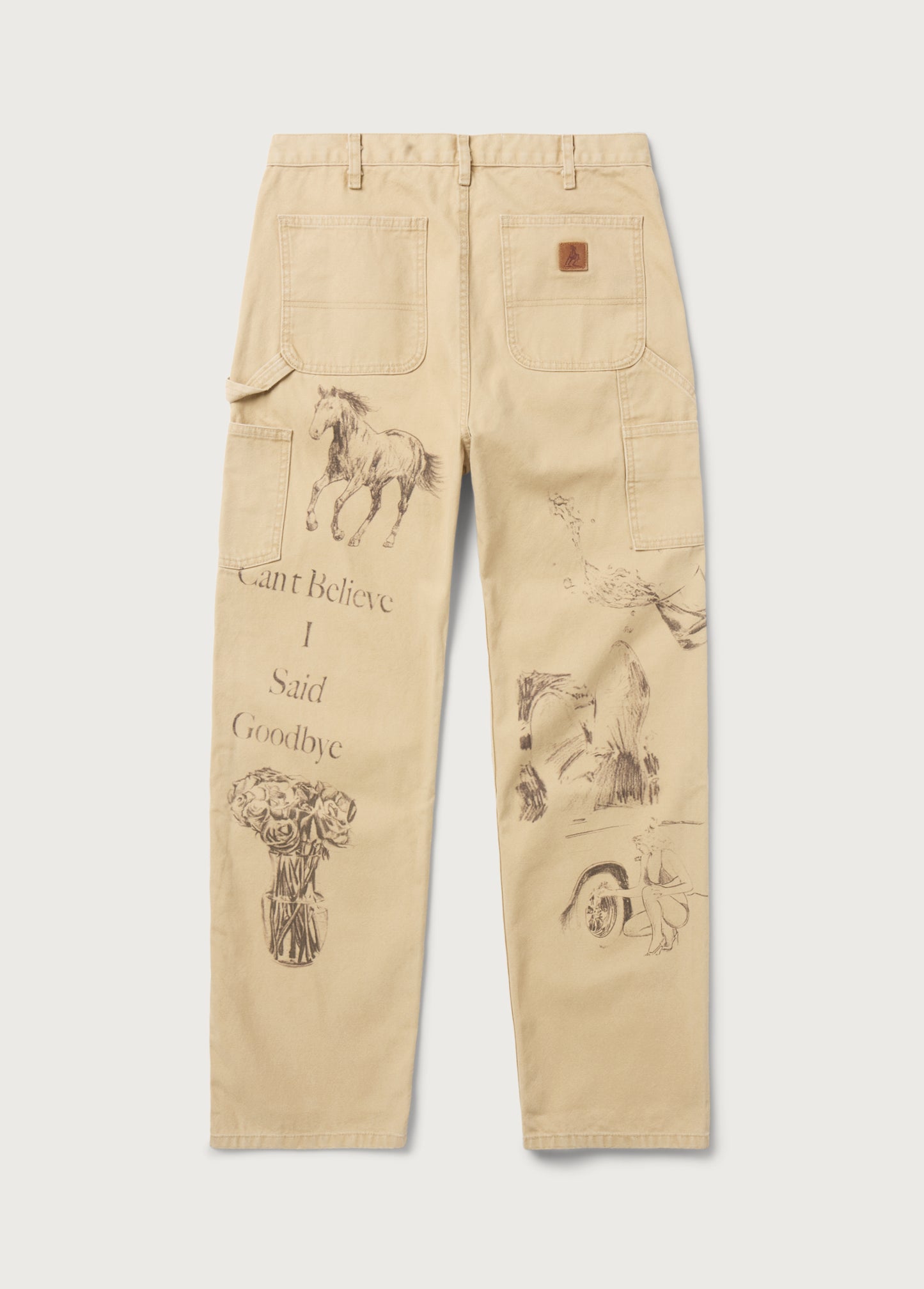 All Over Print Painters Pant | Tan
