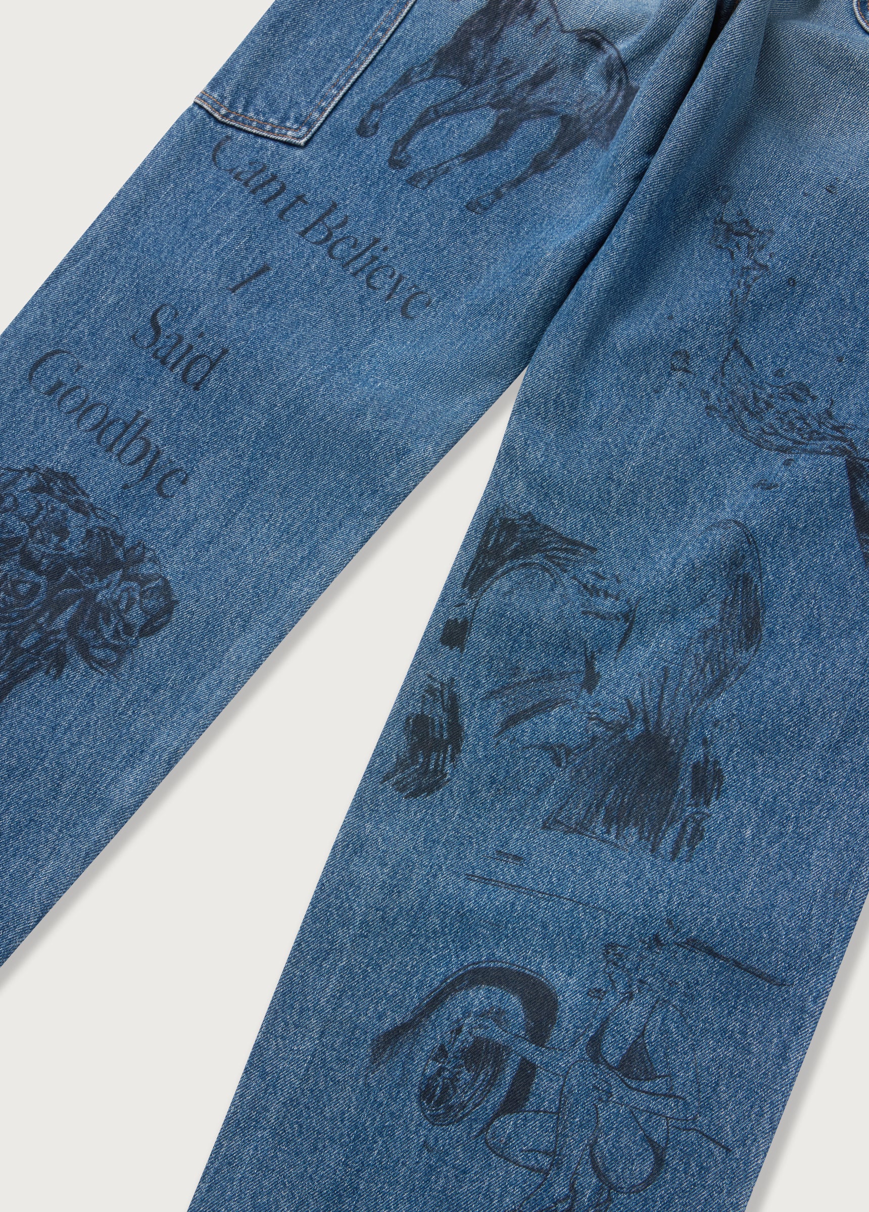 All Over Print Painters Pant | Indigo | FW25 | One of These Days
