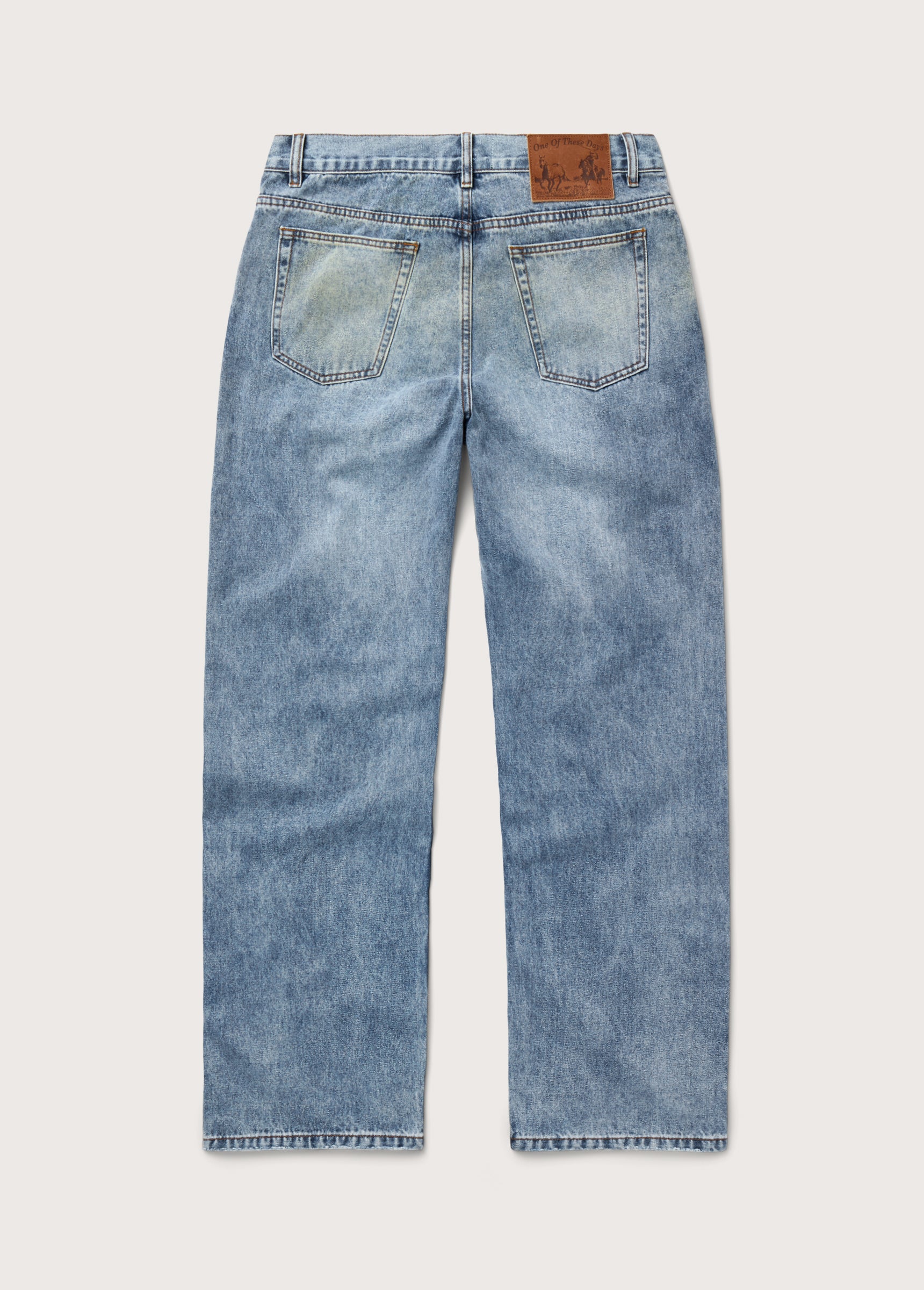 All Over Print Straight Leg Jeans | Indigo | SP26 | One Of These Days