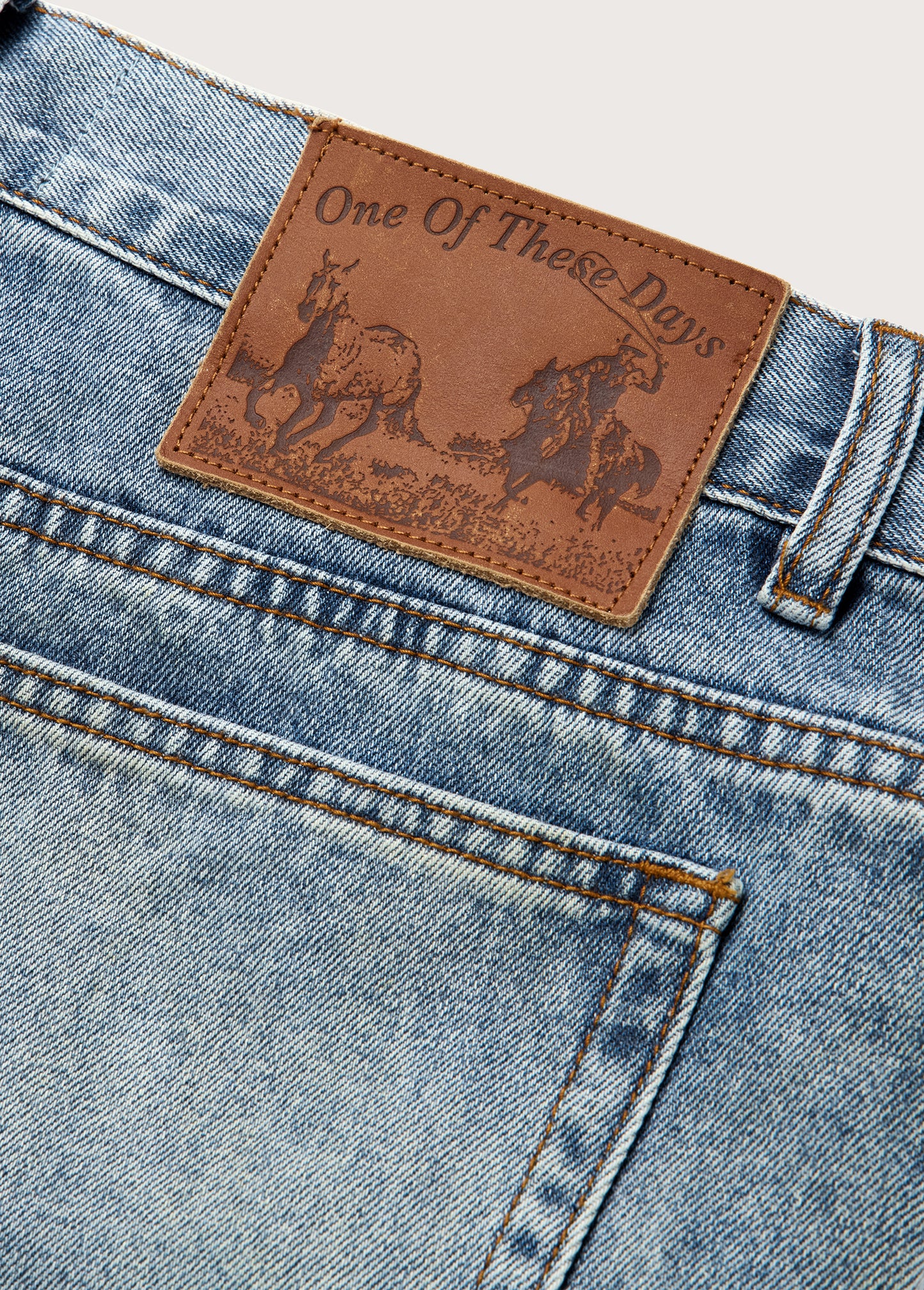 All Over Print Straight Leg Jeans | Indigo