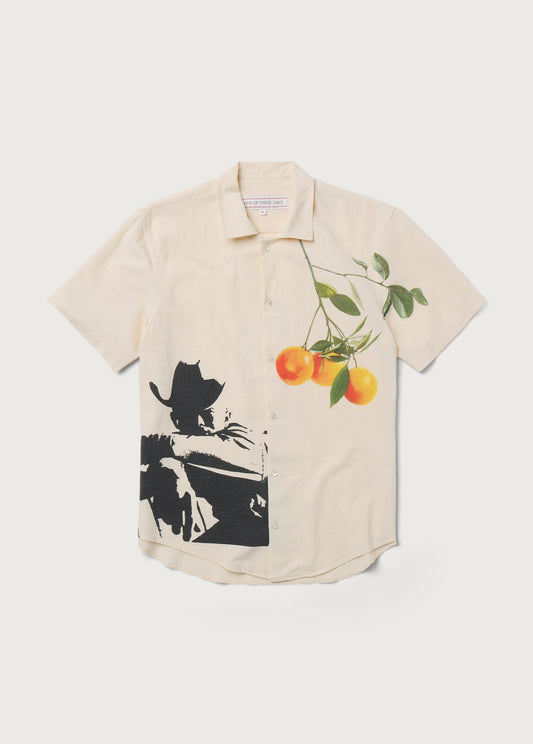 Angel Of The Field Camp Shirt | Ivory