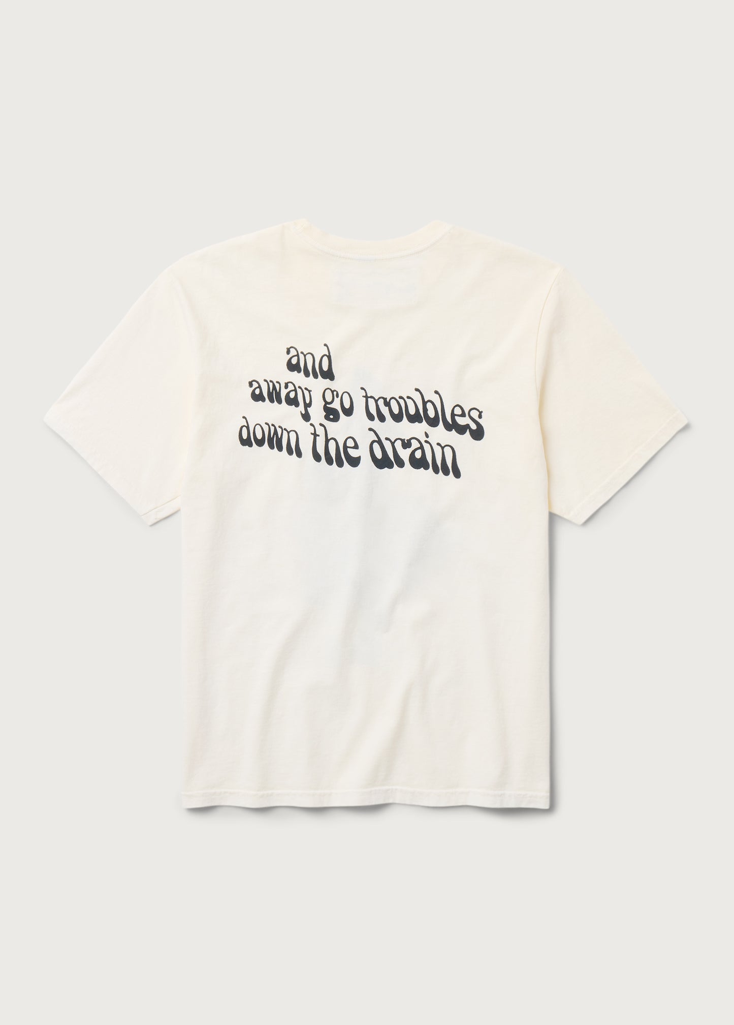 Away Go Troubles Tee | Bone
