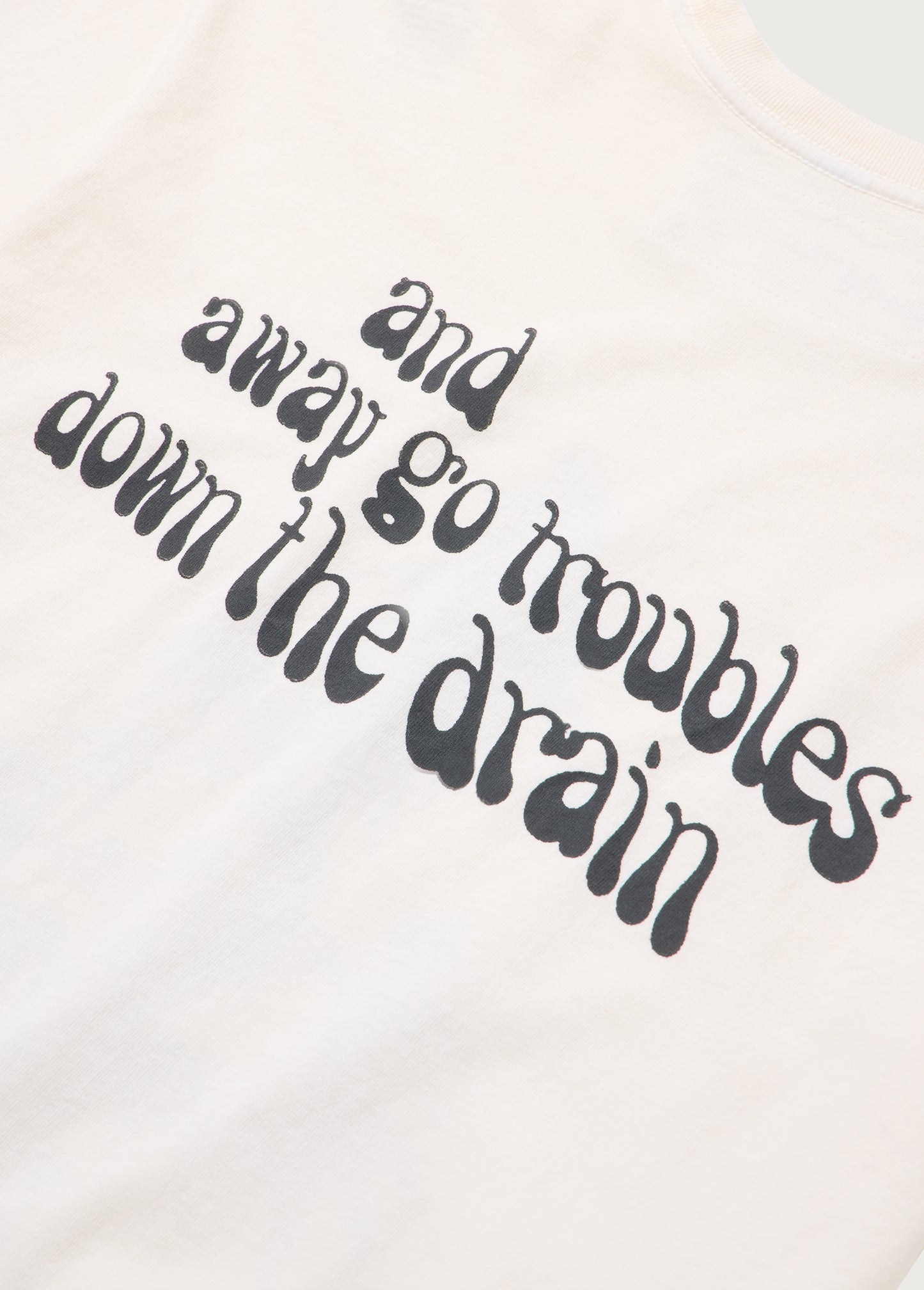 Away Go Troubles Tee | Bone