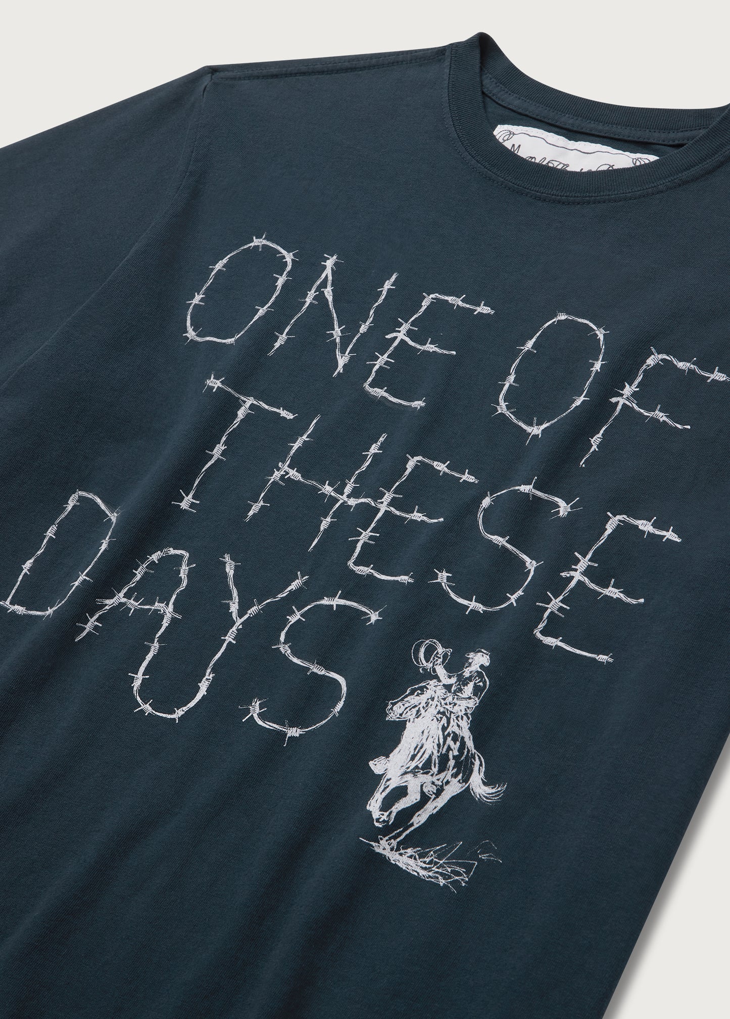 Barbed Tee | Hard Washed Black