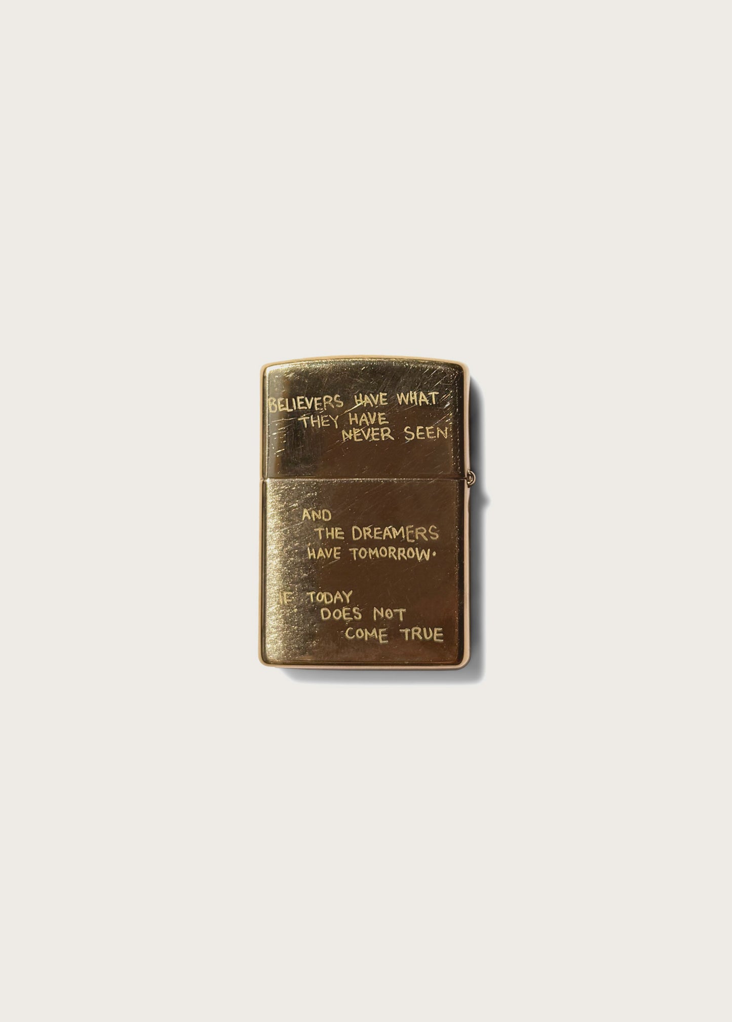 Believers Zippo | Gold