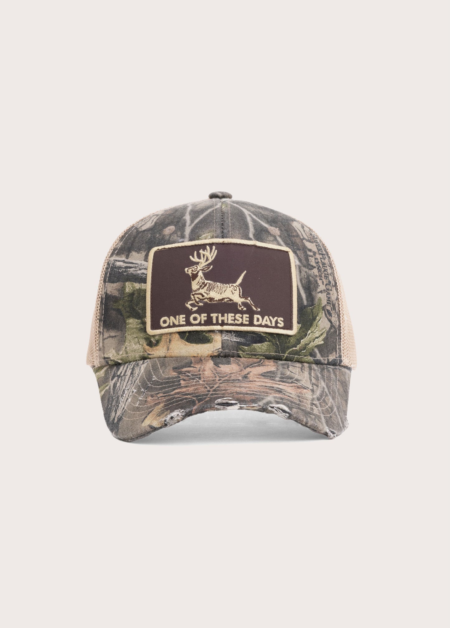 Buck Country Patch Hat | Distressed Camo