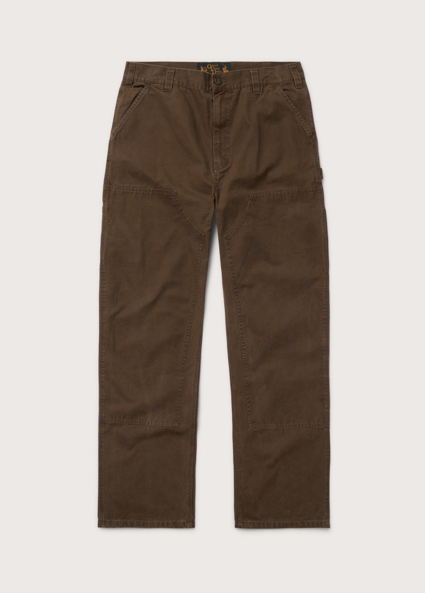 Canvas Double Knee Pant | Brown