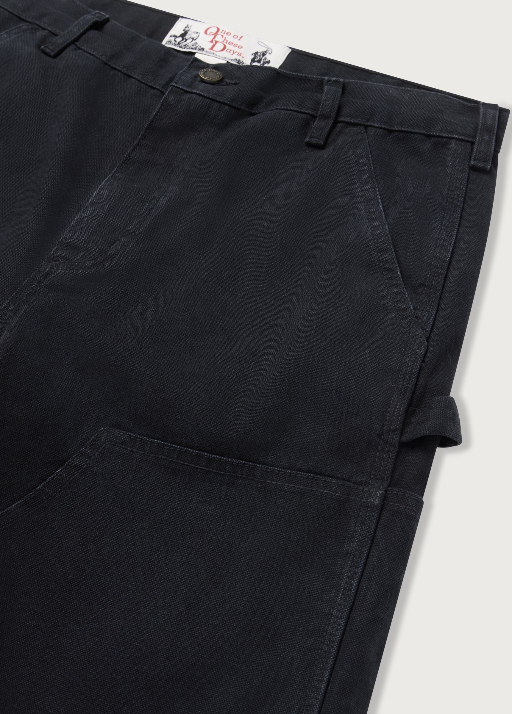 Canvas Double Knee Pant | Washed Black | FW25 | One of These Days