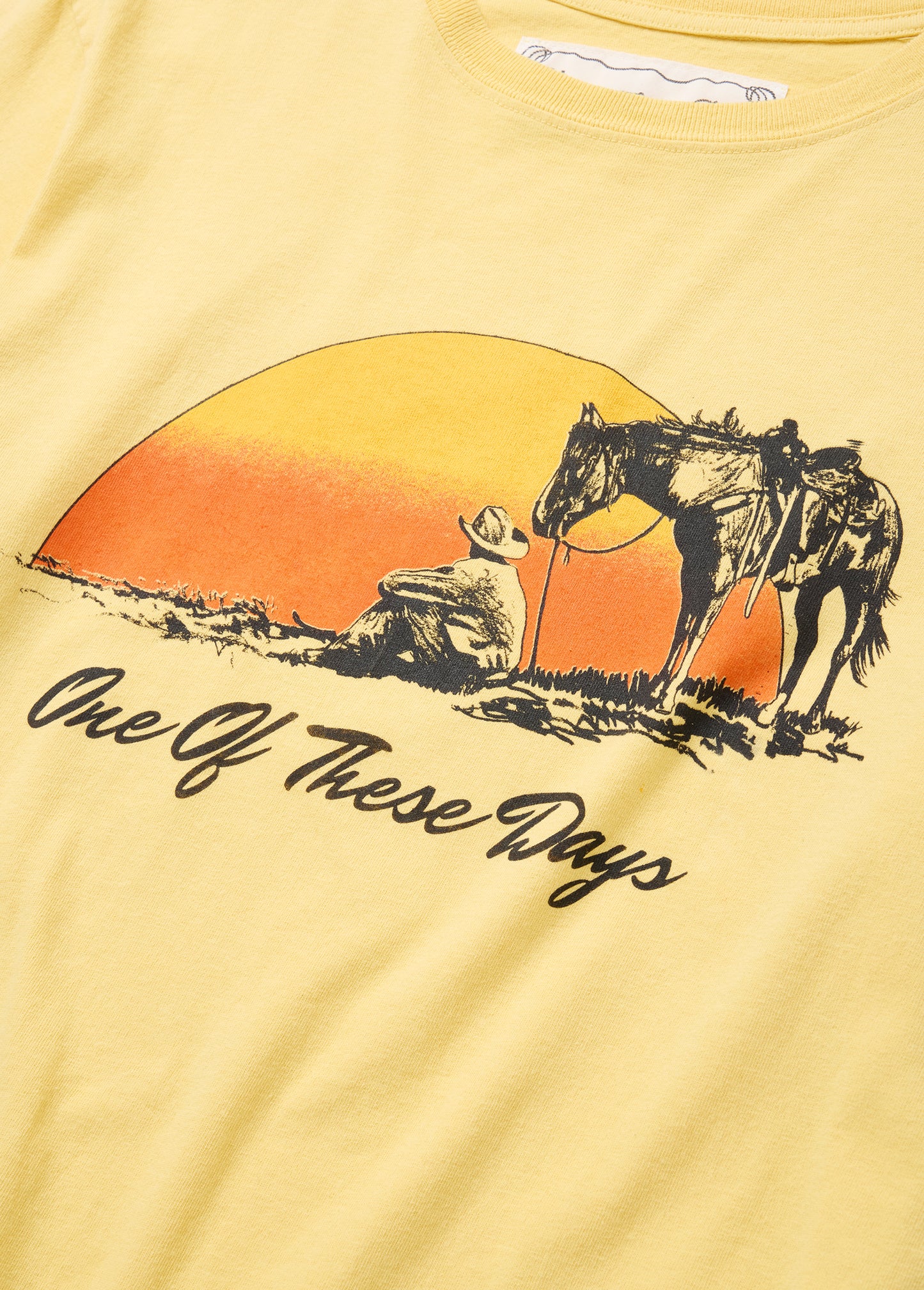 Could Only Remember T-Shirt | Hard Washed Yellow
