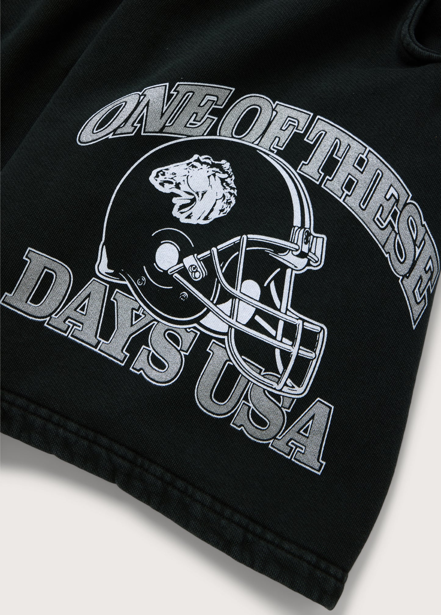 Days USA Sweatshort | Washed Black