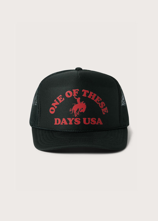 Days USA Foam Trucker Hat | Black