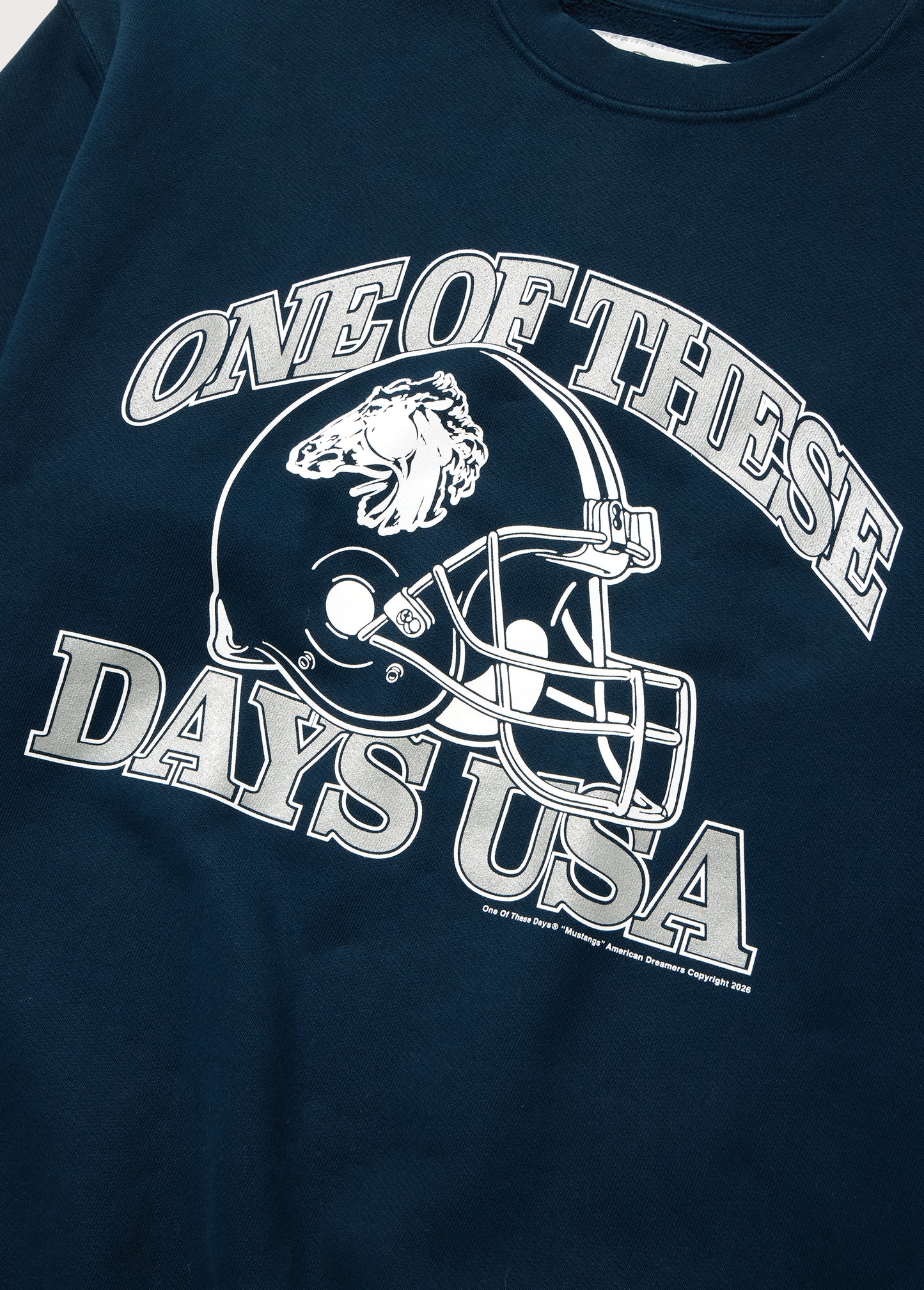 Days USA Crewneck Sweatshirt | Sun Faded Navy