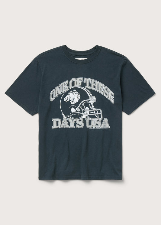 Days USA T-Shirt | Washed Black