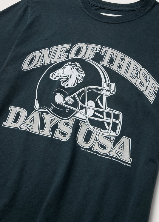 Days USA T-Shirt | Washed Black