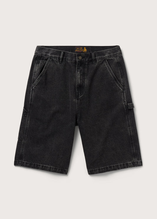 Denim Painter Shorts | Washed Black