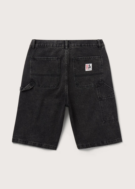 Denim Painter Shorts | Washed Black