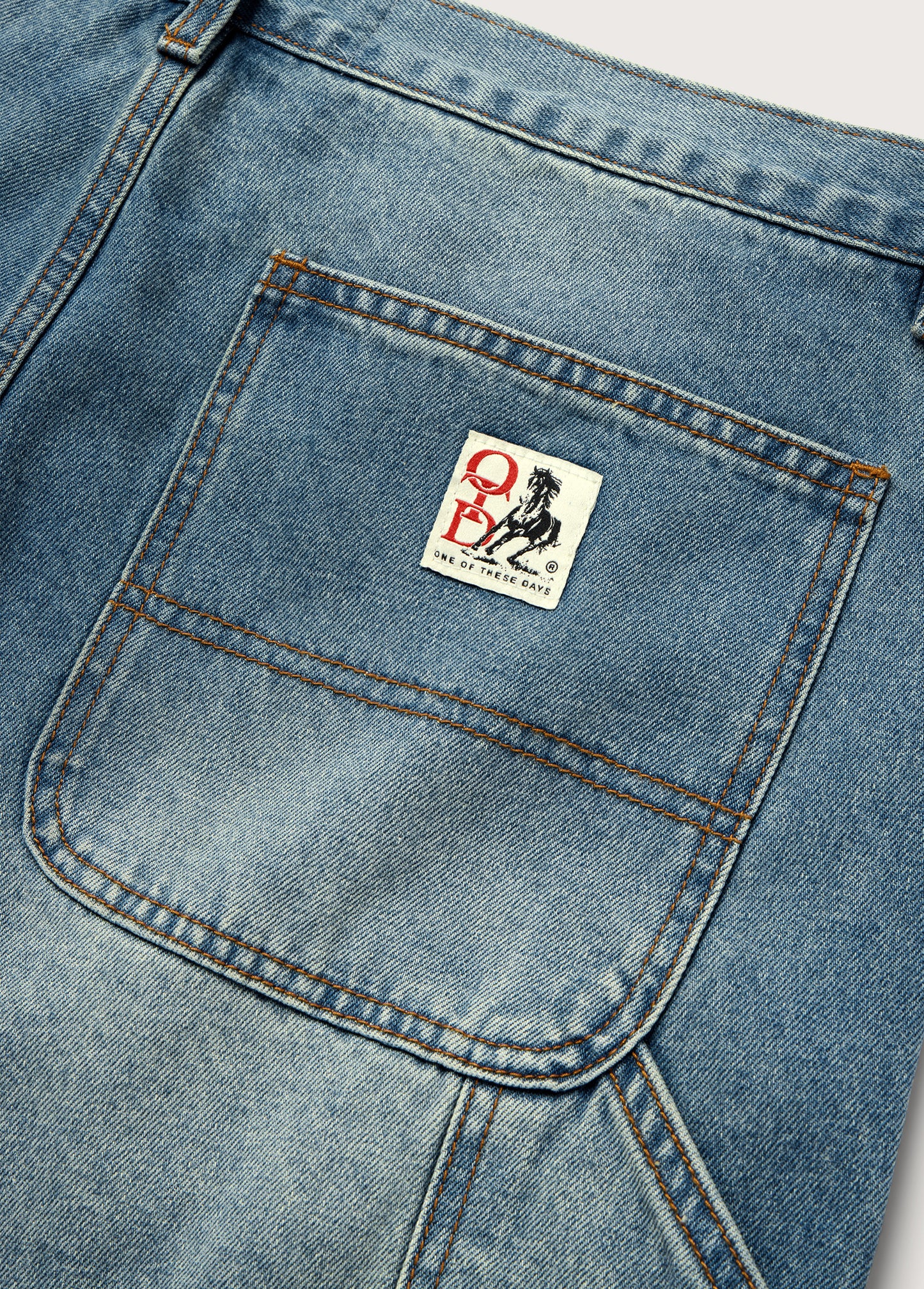 Denim Painter Shorts | Indigo