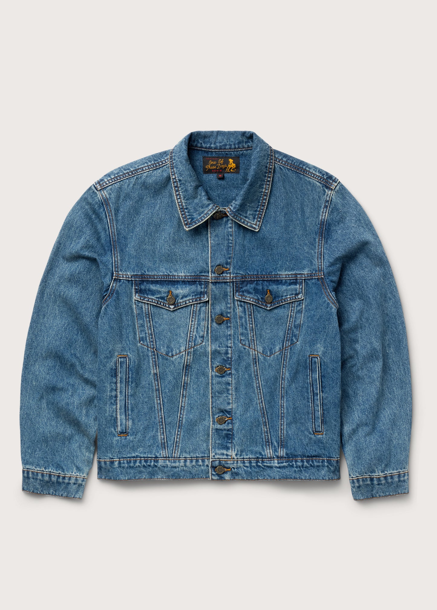 Denim Trucker Jacket | Washed Indigo