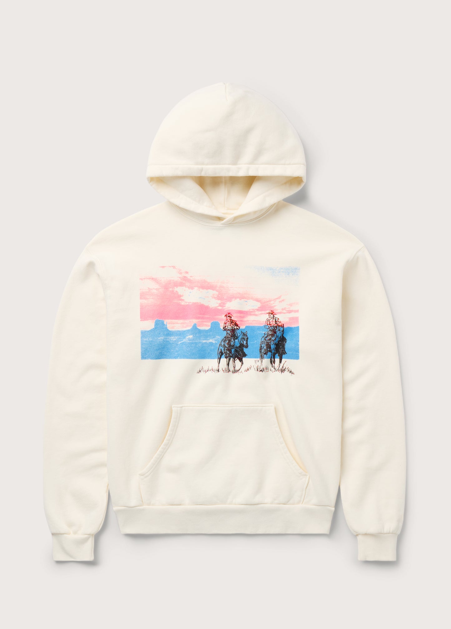 Drifting A Blue Hooded Sweatshirt | Bone