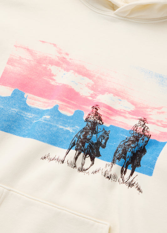 Drifting A Blue Hooded Sweatshirt | Bone