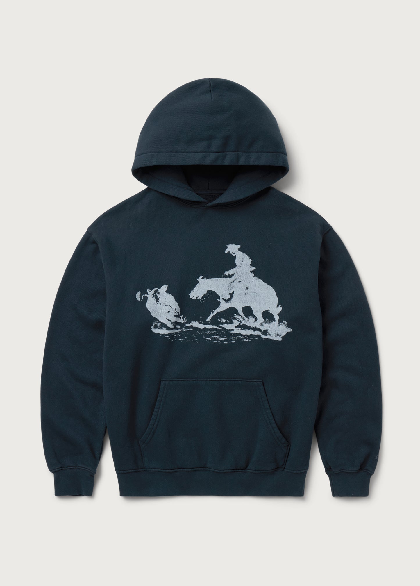 Driftin' Back Hooded Sweatshirt | Hard Washed Black