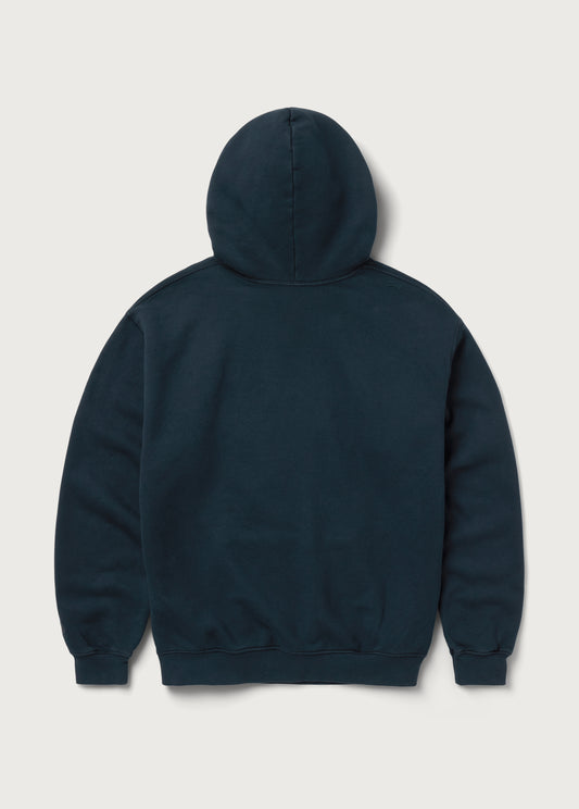 Driftin' Back Hooded Sweatshirt | Hard Washed Black