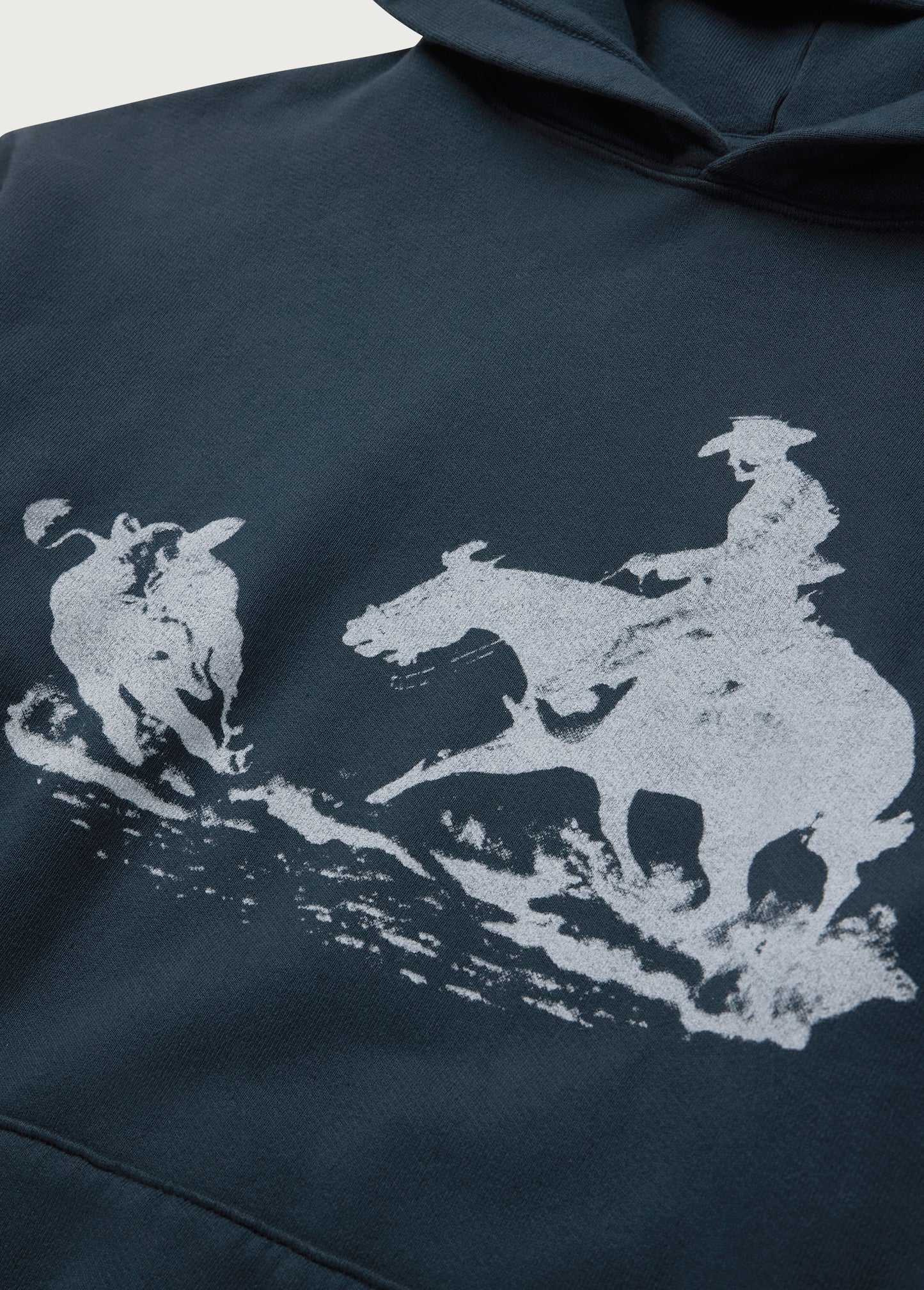 Driftin' Back Hooded Sweatshirt | Hard Washed Black