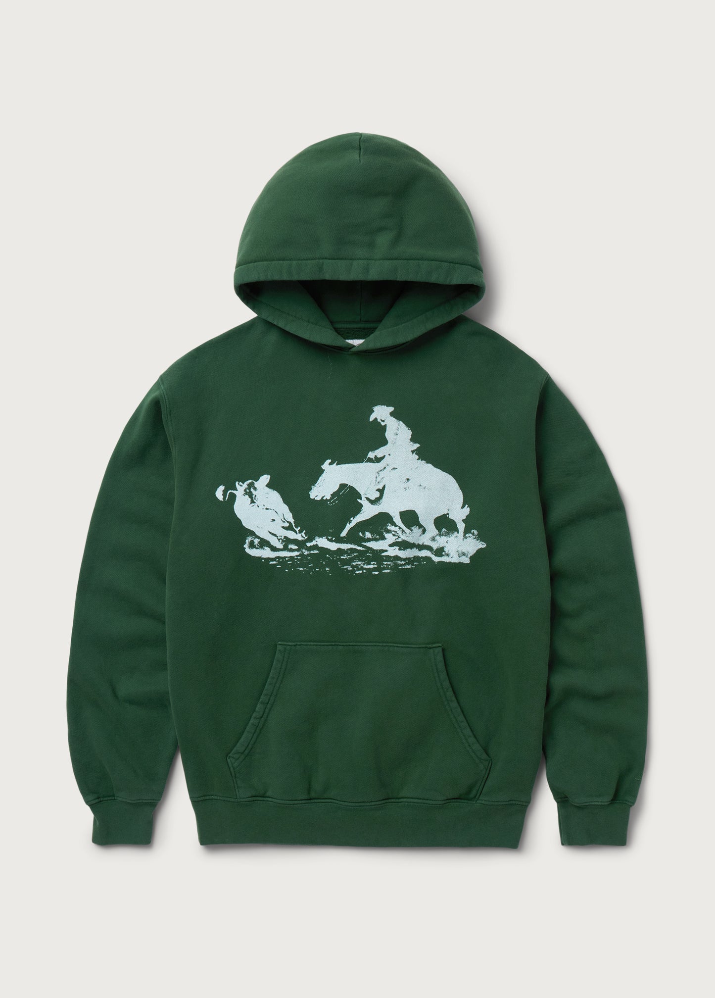 Driftin' Back Hooded Sweatshirt | Hard Washed Forest Green