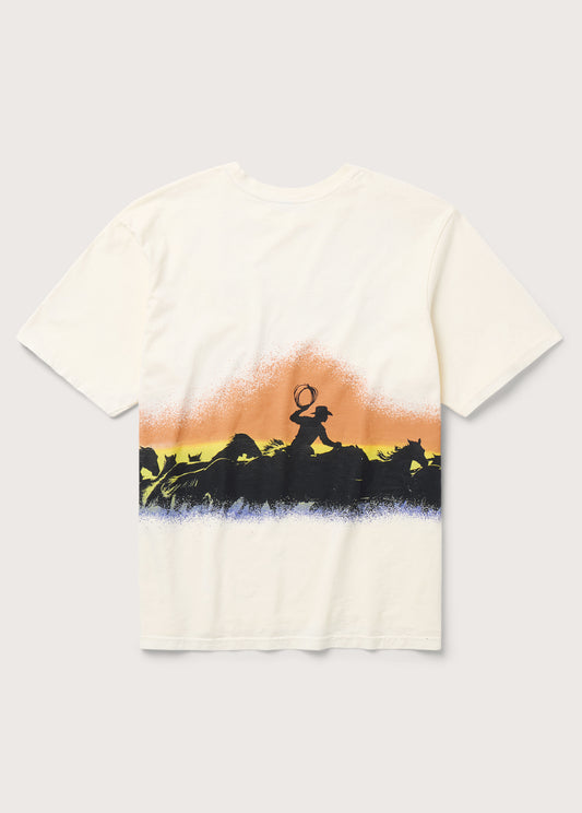 Driftin' Back T-Shirt - Sunset | Bone
