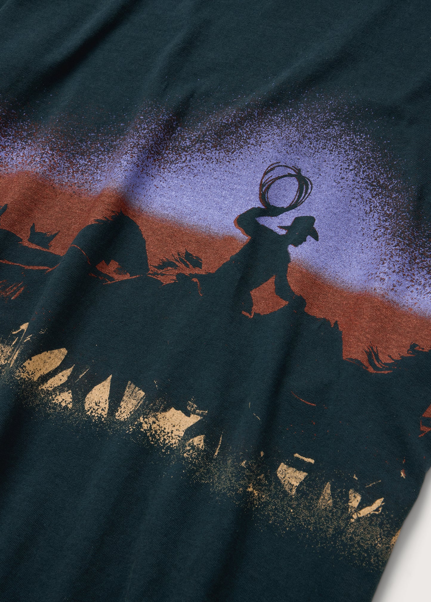 Driftin' Back T-Shirt - Dusk | Hard Washed Black