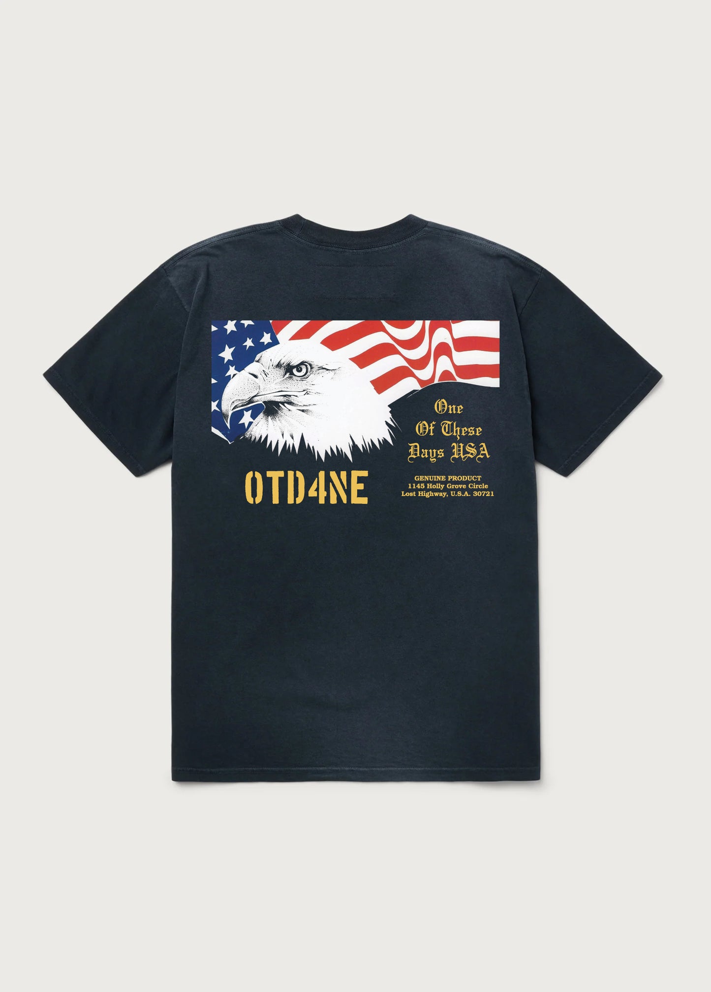 Emblem T-Shirt | Hard Washed Black