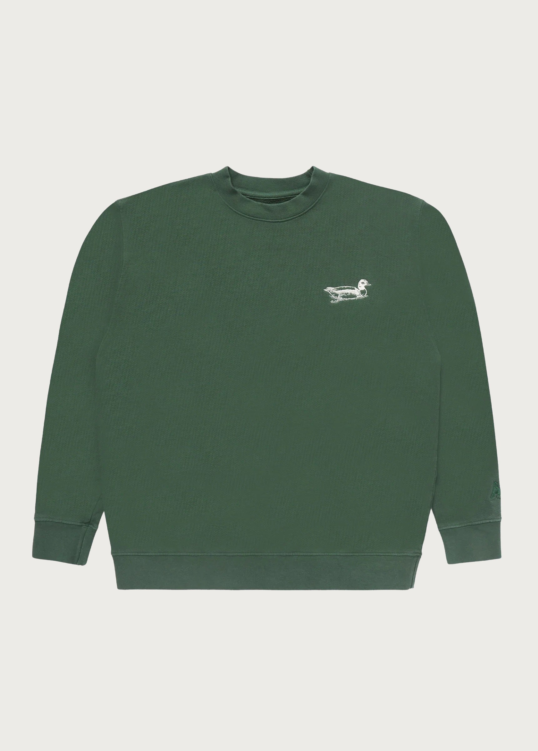 Mallard Hunt Crewneck Sweatshirt | Green