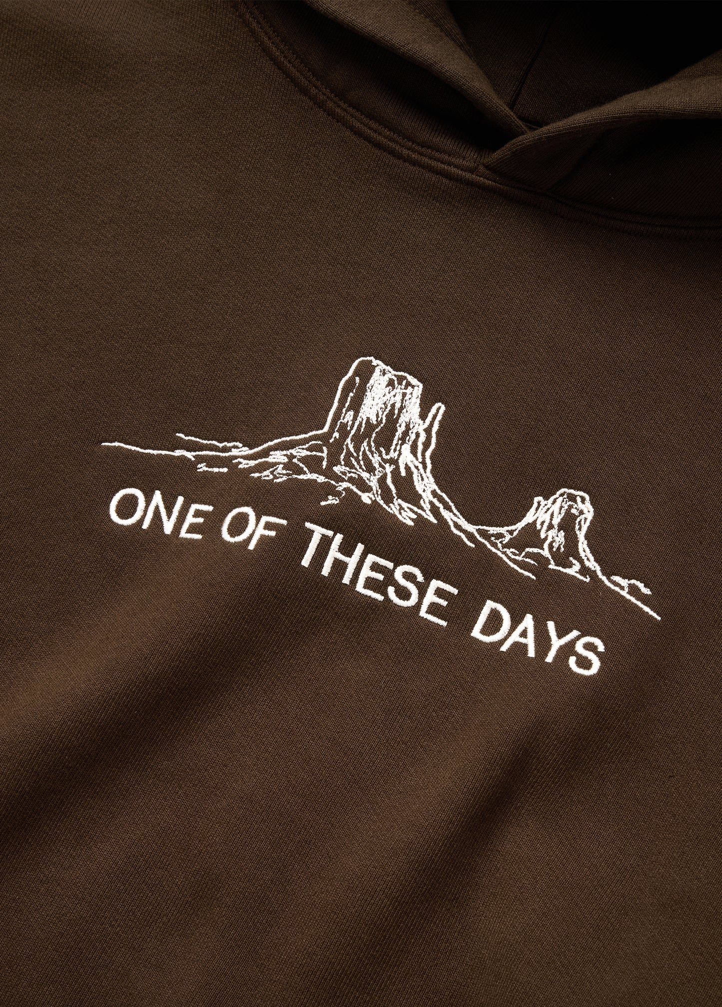 Follow The Road Hooded Sweatshirt | Dark Brown