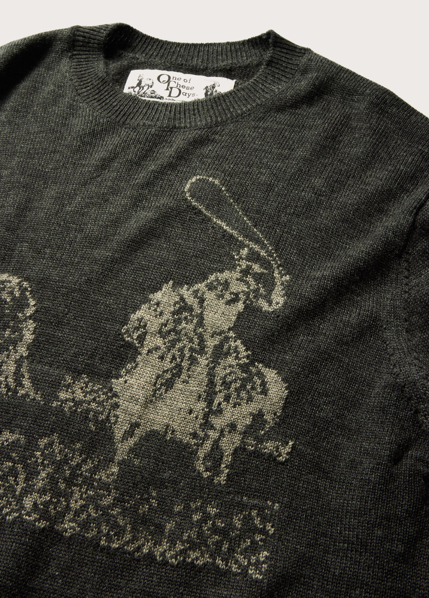 Just For A Moment Knit Sweater | Charcoal