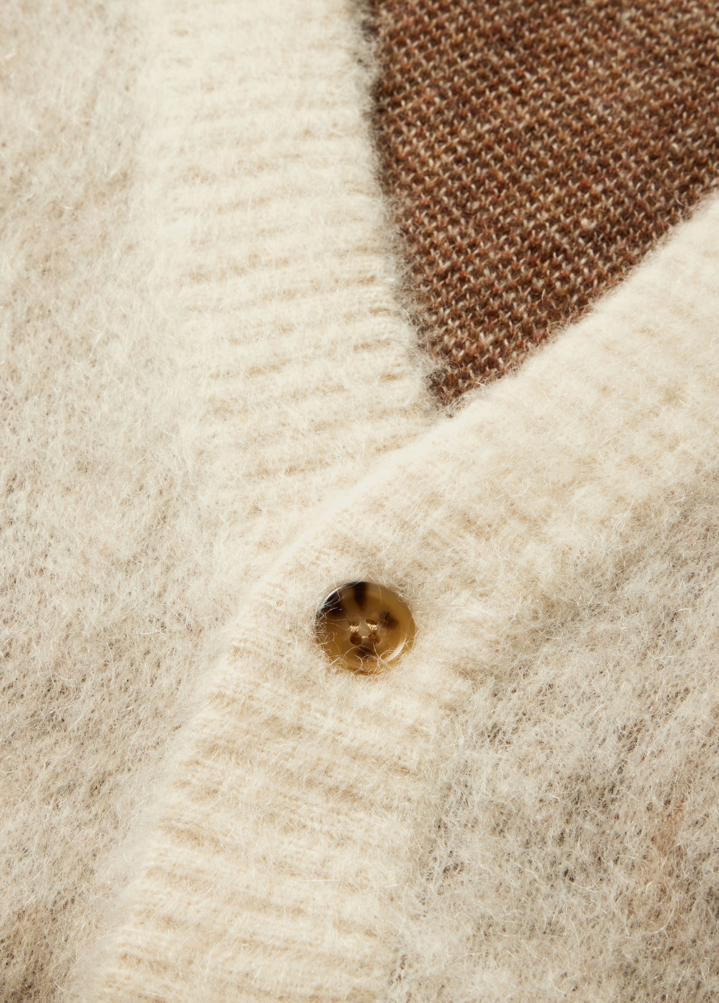 Horse Knit Cardigan | Brown