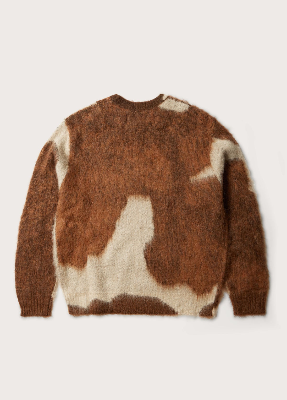 Horsecoat Mohair Knit Sweater | Brown