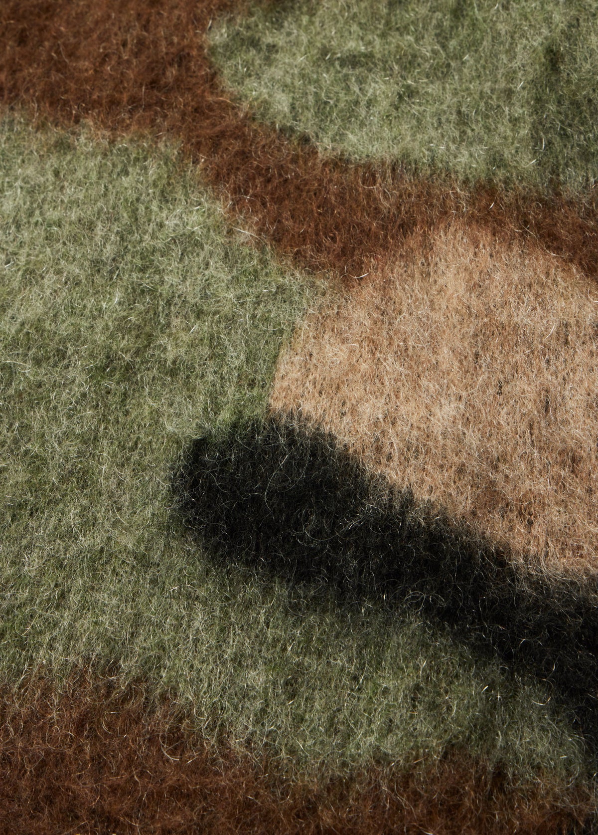 Camo Mohair Knit Sweater | Camo