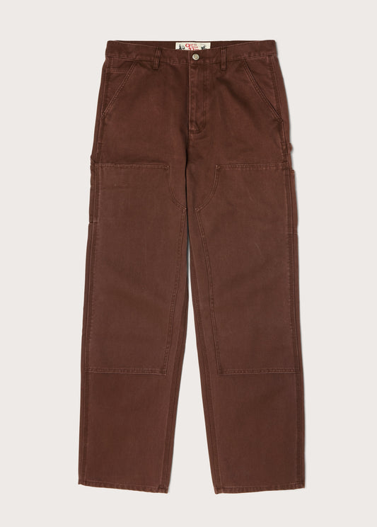 Double Knee Pant | Brown