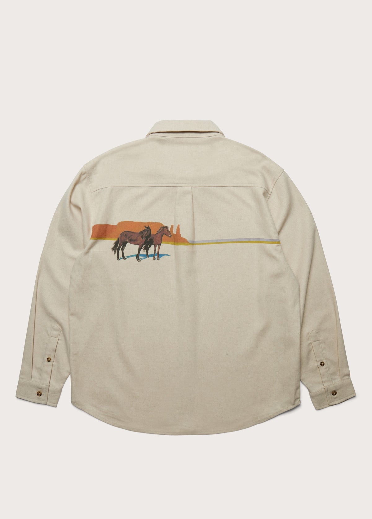 Seems To Go That Way Button Up Shirt | Oatmeal