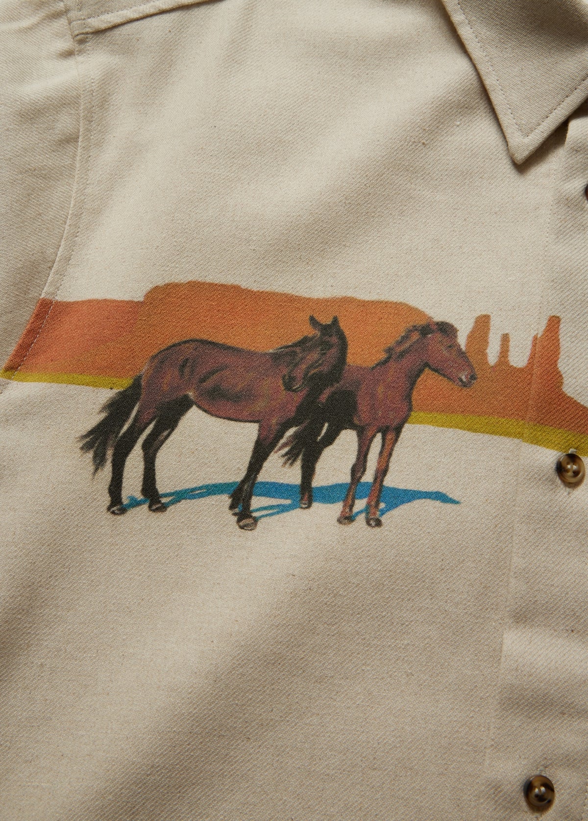 Seems To Go That Way Button Up Shirt | Oatmeal