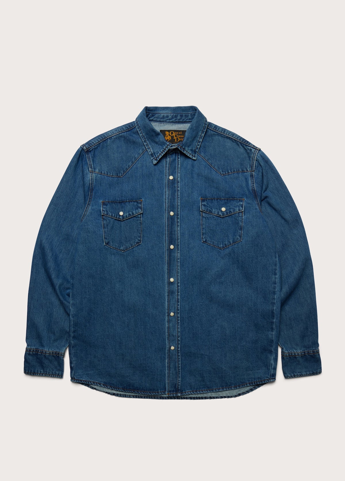 Western Shirt | Blue Denim