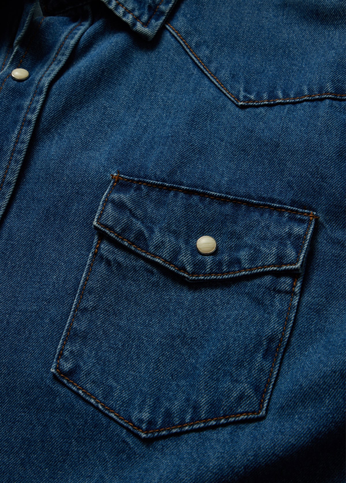 Western Shirt | Blue Denim