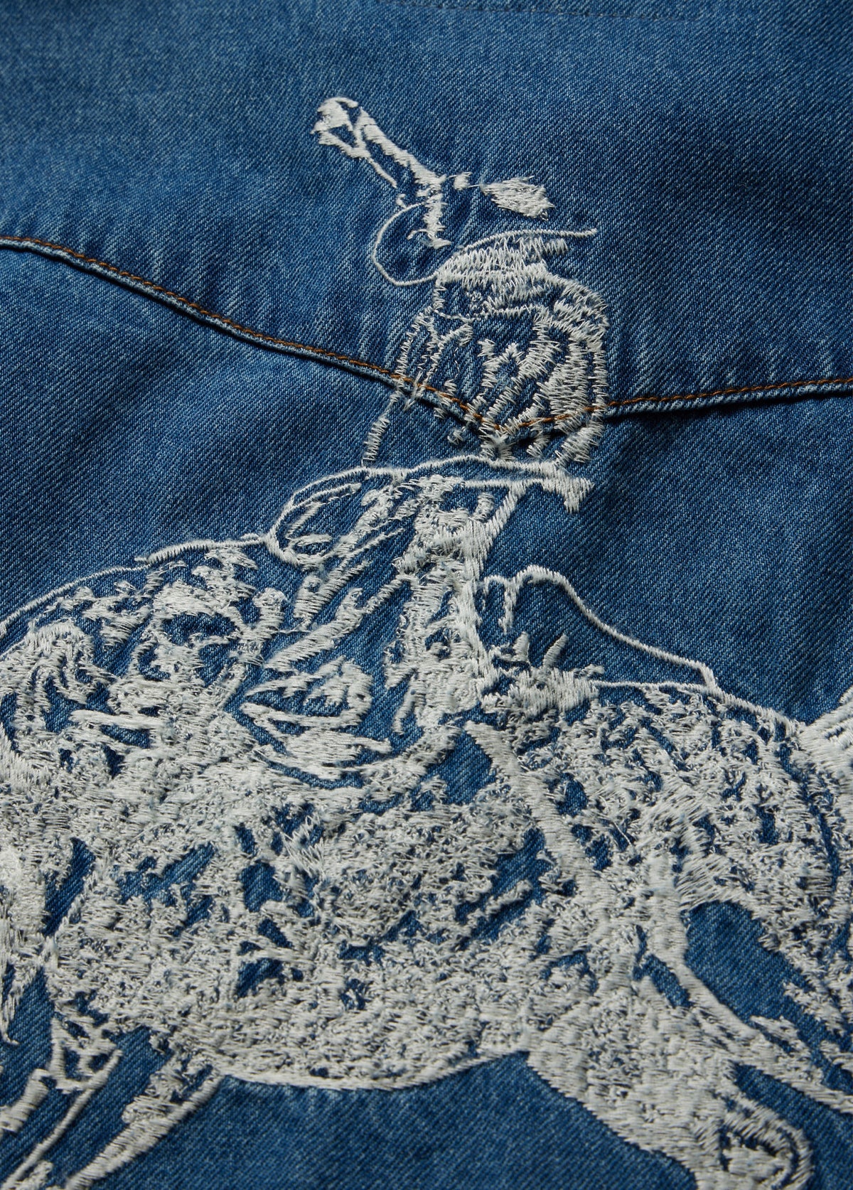 Western Shirt | Blue Denim